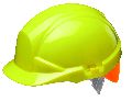 Reflex Helmet (with Orange Flash)<div style="