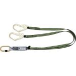 2m Shock Absorbing Y-Lanyard with Scaffold Ho