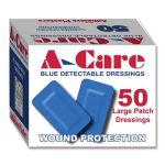 A-Care Large Patch 75 x 50mm (Box of 50)