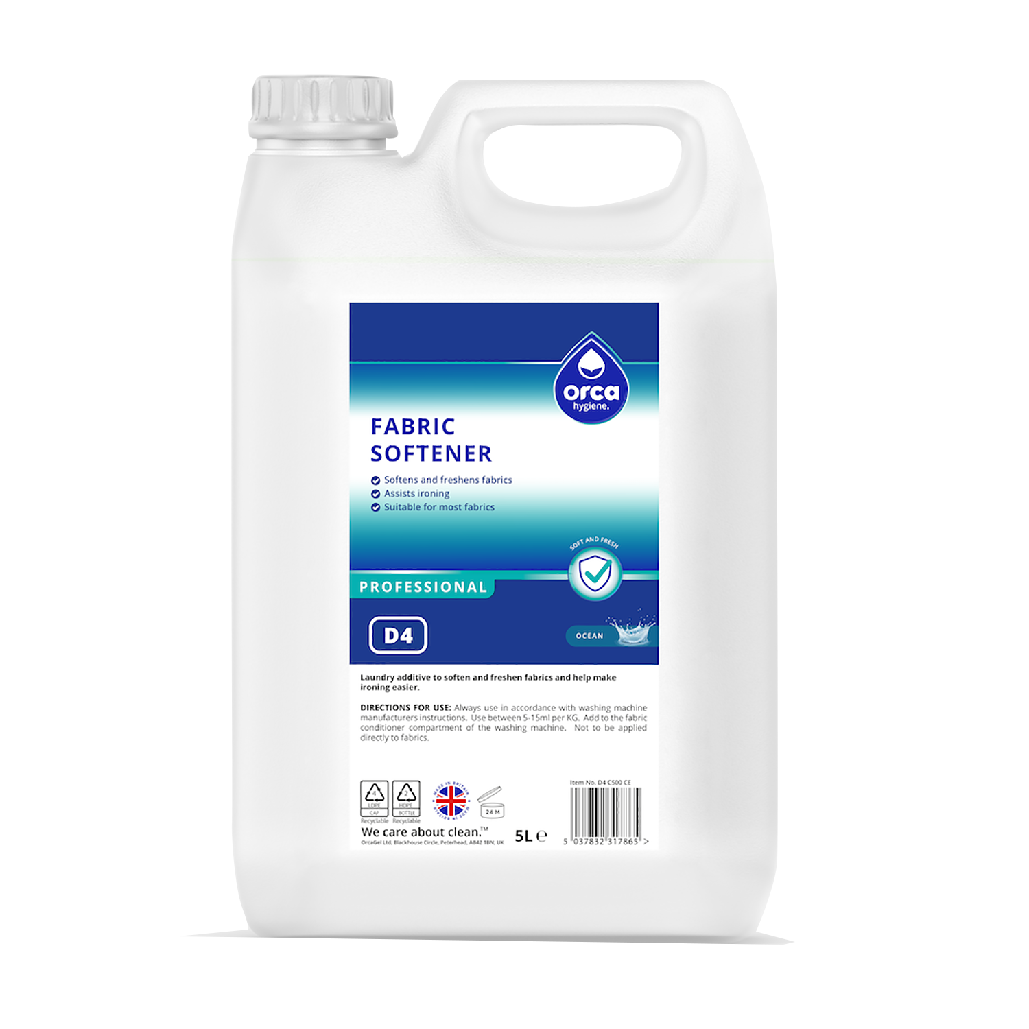 ORCA D3 NON BIO LAUNDRY DETERGENT 5LTR